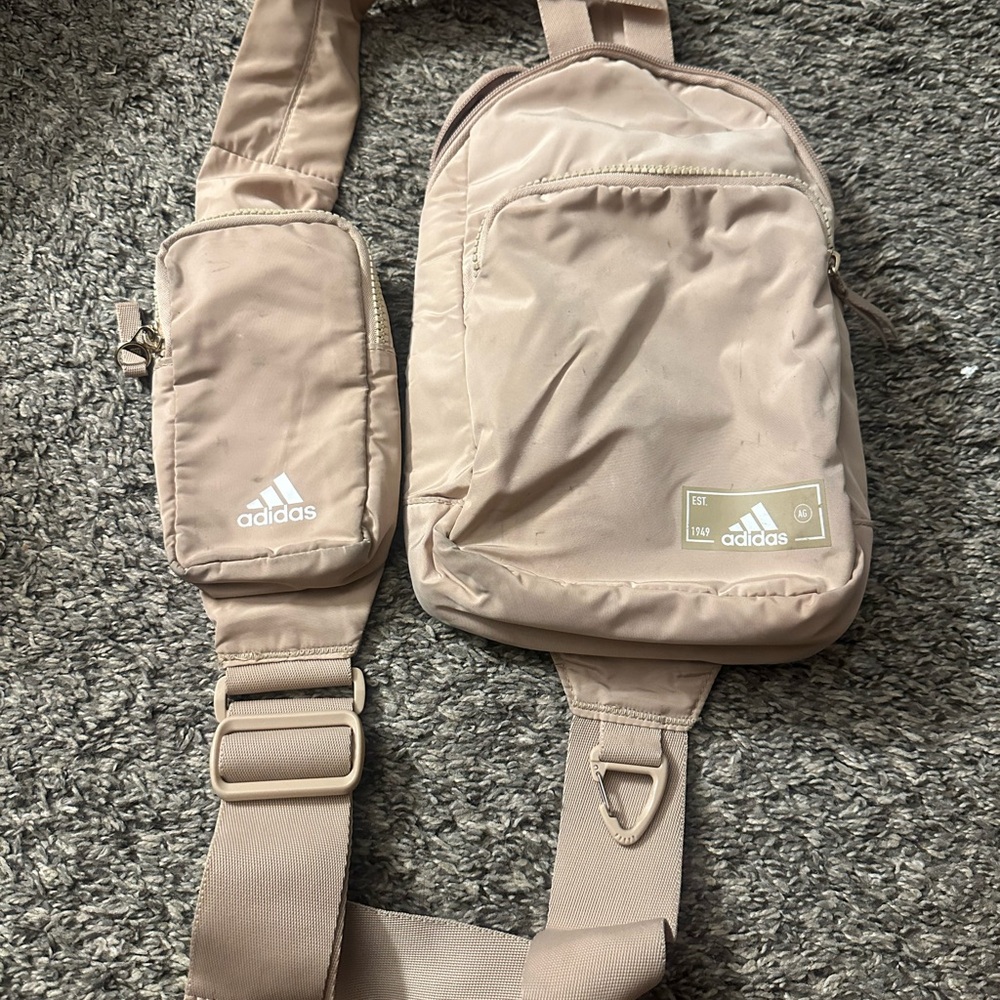 Adidas Beige Belt Bag